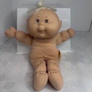 Vintage 1996 Mattel Cabbage Patch Kids Baby‎ 8" Doll Blonde Hair Brown Eyes